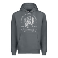 Rock blackfoot tribe native american indian pride respect darker t shirt Premium Hoodie - linhVisuals