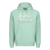 Seafoam boston skyline t shirt for women, men, girls & boys Premium Hoodie - linhVisuals