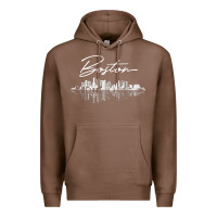 Chestnut boston skyline t shirt for women, men, girls & boys Premium Hoodie - linhVisuals