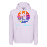 Lilac west palm beach tropical t shirt for family vacations Premium Hoodie - linhVisuals