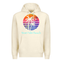 Sandshell west palm beach tropical t shirt for family vacations Premium Hoodie - linhVisuals