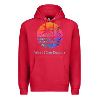 Cardinal west palm beach tropical t shirt for family vacations Premium Hoodie - linhVisuals