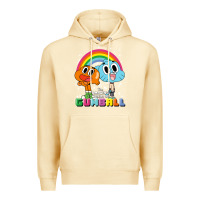 Pina Colada cn the amazing world of gumball & darwin rainbow portrait pullover hoo Premium Hoodie - linhVisuals