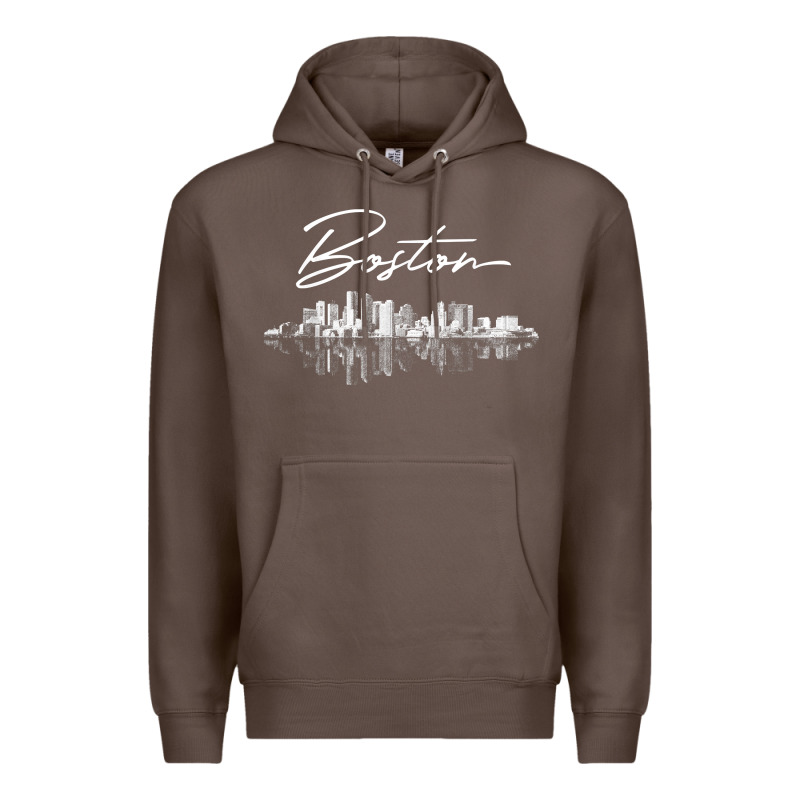 Boston Skyline T Shirt For Women, Men, Girls & Boys Premium Hoodie by linhVisuals | Teevron
