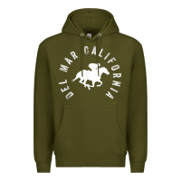 Army Green del mar california horse racing t shirt Premium Hoodie - linhVisuals