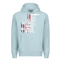 Blue Mist all faster than dialing 911 american flag gun lover for men t shirt Premium Hoodie - linhVisuals