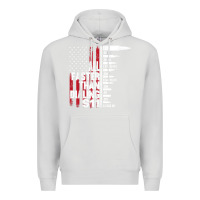 Dove Grey all faster than dialing 911 american flag gun lover for men t shirt Premium Hoodie - linhVisuals