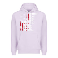 Lilac all faster than dialing 911 american flag gun lover for men t shirt Premium Hoodie - linhVisuals