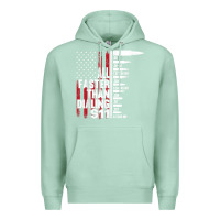Seafoam all faster than dialing 911 american flag gun lover for men t shirt Premium Hoodie - linhVisuals