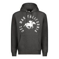 Charcoal Heather del mar california horse racing t shirt Premium Hoodie - linhVisuals