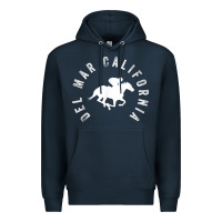 Navy del mar california horse racing t shirt Premium Hoodie - linhVisuals
