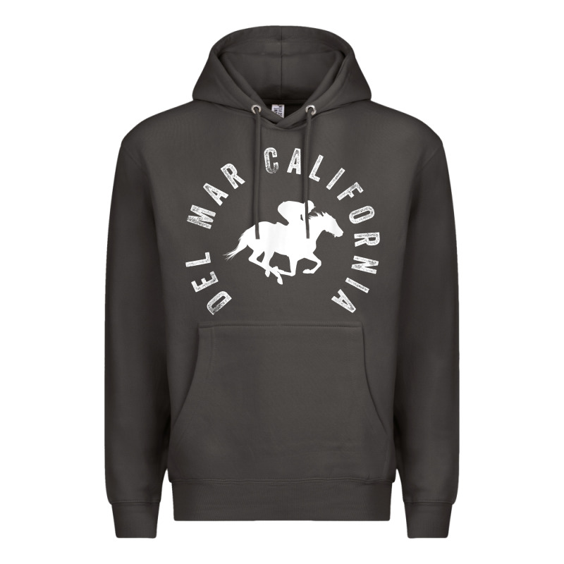Del Mar California Horse Racing T Shirt Premium Hoodie by linhVisuals | Teevron