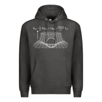 Charcoal Heather einstein’s field equations science geek gift idea math lover t shirt Premium Hoodie - linhVisuals