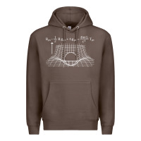 Coffee einstein’s field equations science geek gift idea math lover t shirt Premium Hoodie - linhVisuals
