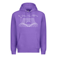 Purple einstein’s field equations science geek gift idea math lover t shirt Premium Hoodie - linhVisuals