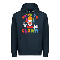 Navy down to clown funny circus tank top Premium Hoodie - linhVisuals