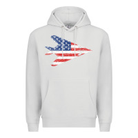 Dove Grey f 117 stealth nighthawk aircraft american flag f117 t shirt Premium Hoodie - linhVisuals