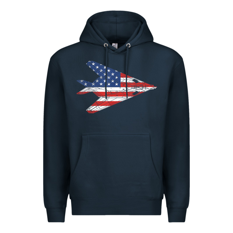 F 117 Stealth Nighthawk Aircraft American Flag F117 T Shirt Premium Hoodie by linhVisuals | Teevron