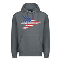 Rock f 117 stealth nighthawk aircraft american flag f117 t shirt Premium Hoodie - linhVisuals