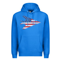 True Royal f 117 stealth nighthawk aircraft american flag f117 t shirt Premium Hoodie - linhVisuals