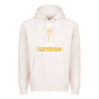 Pale Pink electrician gifts for men & funny electrical design t shirt Premium Hoodie - linhVisuals