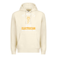 Sandshell electrician gifts for men & funny electrical design t shirt Premium Hoodie - linhVisuals