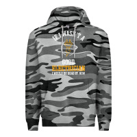 Slate Camo electrician gifts for men & funny electrical design t shirt Premium Hoodie - linhVisuals