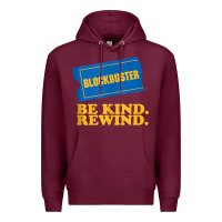 Burgundy blockbuster be kind rewind tank top Premium Hoodie - linhVisuals