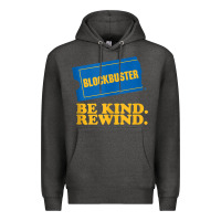 Charcoal Heather blockbuster be kind rewind tank top Premium Hoodie - linhVisuals