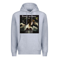 Heather Grey #florence the machine (2) Premium Hoodie - linhVisuals