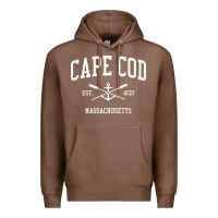 Chestnut cape cod ma vintage crossed oars & boat anchor sports sweatshirt Premium Hoodie - linhVisuals