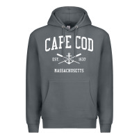 Rock cape cod ma vintage crossed oars & boat anchor sports sweatshirt Premium Hoodie - linhVisuals