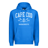 True Royal cape cod ma vintage crossed oars & boat anchor sports sweatshirt Premium Hoodie - linhVisuals