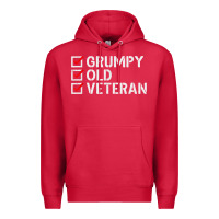 Cardinal grumpy old veteran patriotic american military veteran t shirt Premium Hoodie - linhVisuals