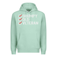 Seafoam grumpy old veteran patriotic american military veteran t shirt Premium Hoodie - linhVisuals