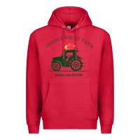 Cardinal diddly squat farm green, tractor tee for farmer t shirt Premium Hoodie - linhVisuals