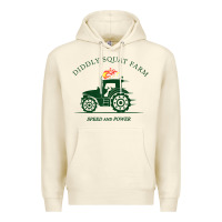Sandshell diddly squat farm green, tractor tee for farmer t shirt Premium Hoodie - linhVisuals