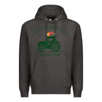 Smoke diddly squat farm green, tractor tee for farmer t shirt Premium Hoodie - linhVisuals