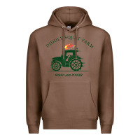 Chestnut diddly squat farm green, tractor tee for farmer t shirt Premium Hoodie - linhVisuals