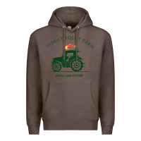 Coffee diddly squat farm green, tractor tee for farmer t shirt Premium Hoodie - linhVisuals