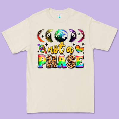 Not A Phase Pride Moon Premium Tee Designed By Lillyallendesigns
