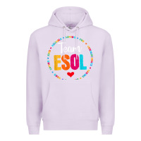 Lilac back to school teachers crew students   team esol teacher t shirt Premium Hoodie - linhVisuals