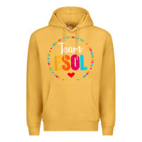 Mustard back to school teachers crew students   team esol teacher t shirt Premium Hoodie - linhVisuals