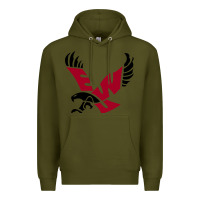 Army Green The eastern washington eagles Premium Hoodie - linhVisuals
