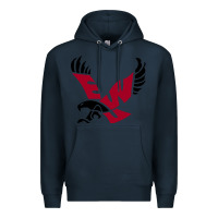 Navy The eastern washington eagles Premium Hoodie - linhVisuals
