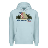 Blue Mist fort leonard wood fort lost in the woods missouri pullover hoodie Premium Hoodie - linhVisuals