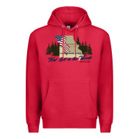Cardinal fort leonard wood fort lost in the woods missouri pullover hoodie Premium Hoodie - linhVisuals