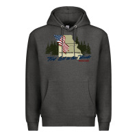 Charcoal Heather fort leonard wood fort lost in the woods missouri pullover hoodie Premium Hoodie - linhVisuals