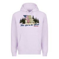 Lilac fort leonard wood fort lost in the woods missouri pullover hoodie Premium Hoodie - linhVisuals