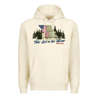 Sandshell fort leonard wood fort lost in the woods missouri pullover hoodie Premium Hoodie - linhVisuals